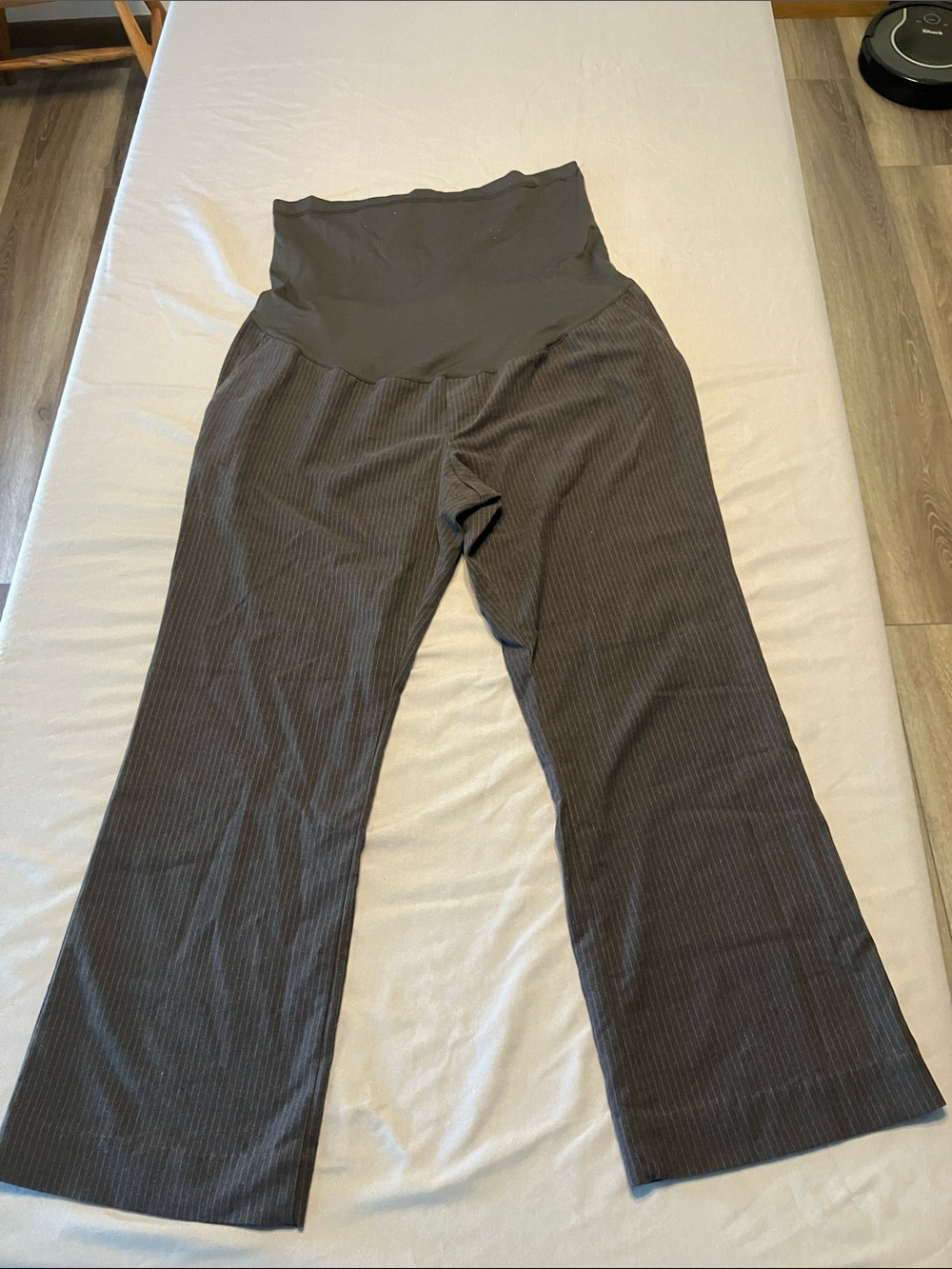 Liz Lange Maternity Brown Ribbed Lounge Pants with Charcoal Gray